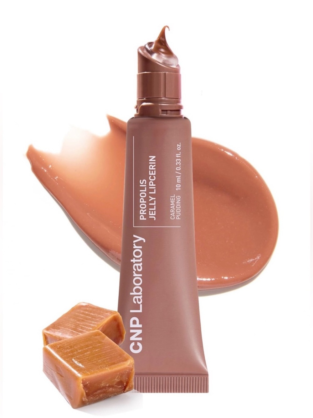 Propolis Jelly Lipcerin Lip Tint - Caramel Pudding (Brown)